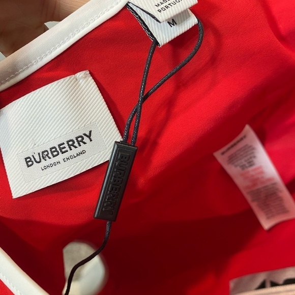 Burberry Red Zeta One-Piece Swimsuit - Picture 7 of 10